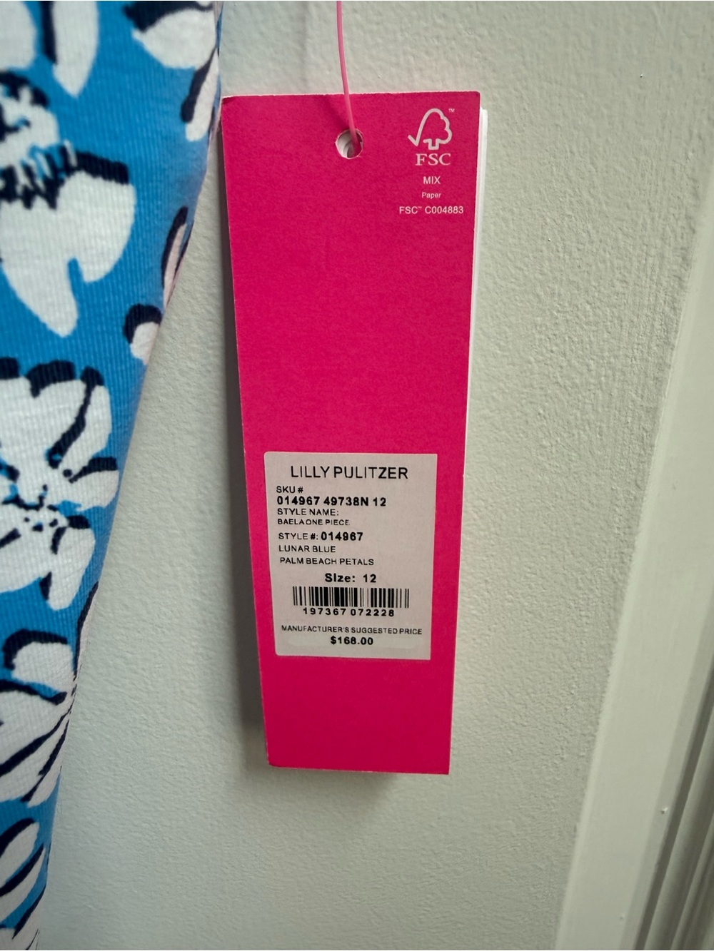Lilly Pulitzer Baela One Piece Size 12 NWT - Picture 4 of 5